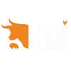 logo la diva carnes blanco